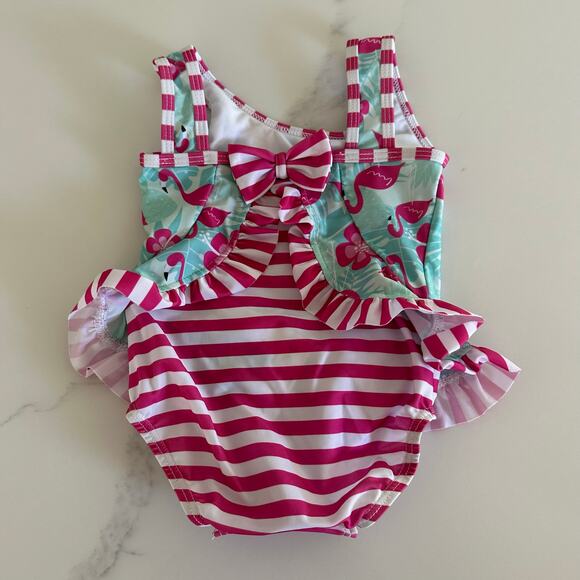 NWT The Original Flap Happy Baby Bathing Suit with Snaps UPF 50 Size 6 months - Picture 2 of 7